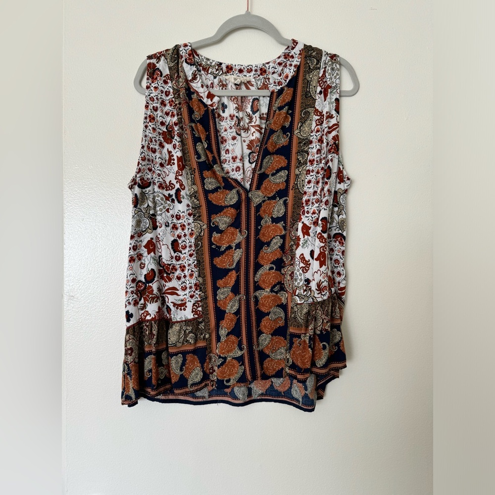 Patterned tank top